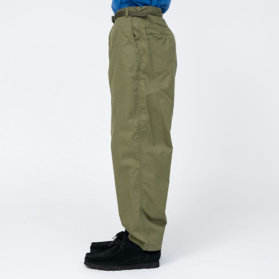 THE NORTH FACE PURPLE LABEL [ザ ノースフェイス パープルレーベル] クールマックス チノワイドテーパードパンツ [N24FC011] KG KHA GR &&モデル身長：178cm 着用サイズ：32&&