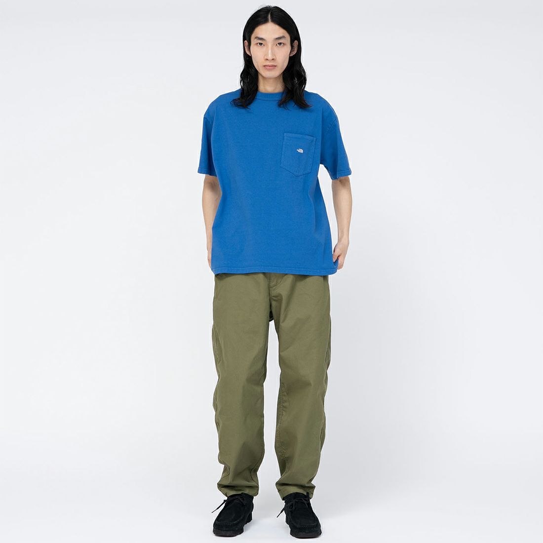 THE NORTH FACE PURPLE LABEL [ザ ノースフェイス パープルレーベル] クールマックス チノワイドテーパードパンツ [N24FC011] KG KHA GR &&モデル身長：178cm 着用サイズ：32&&