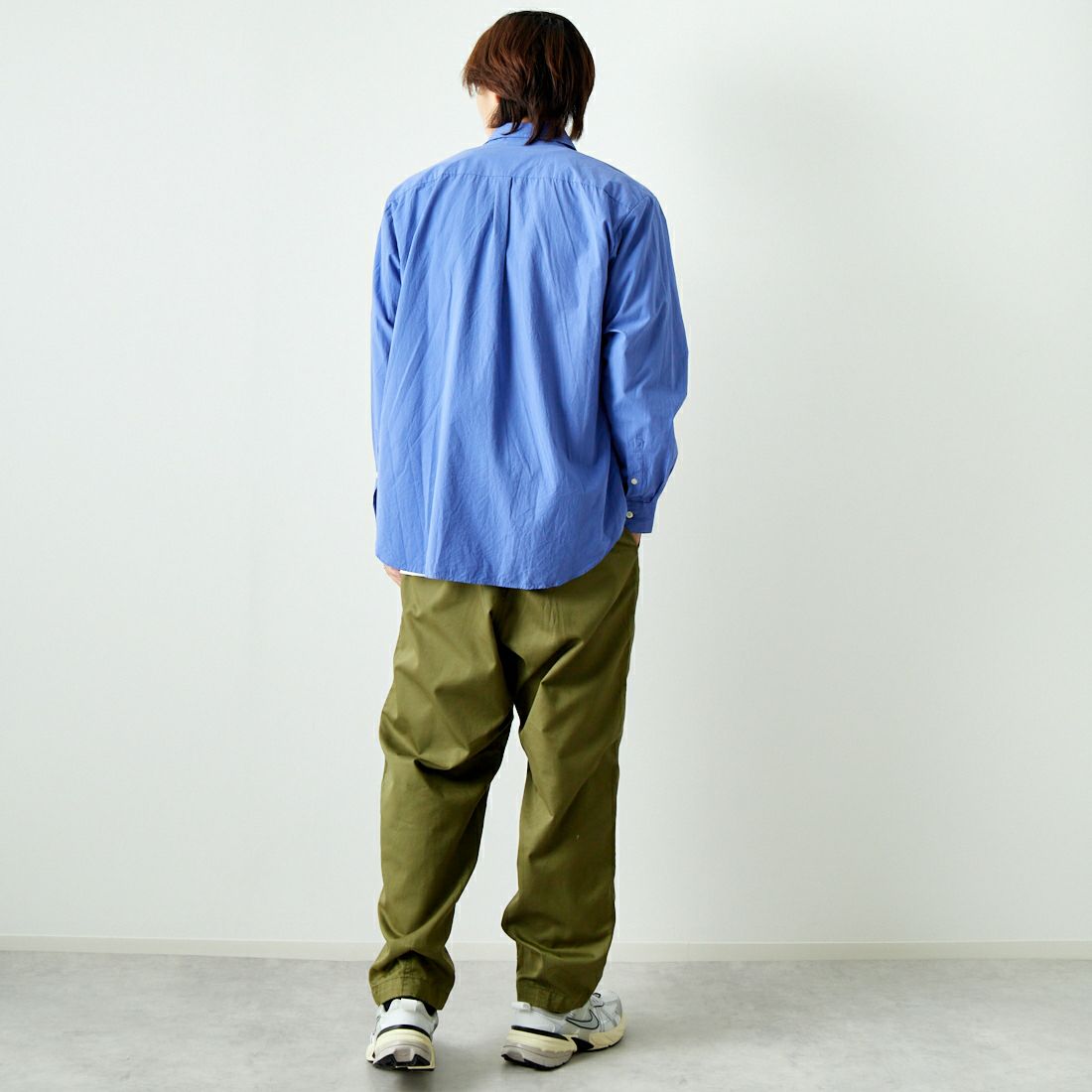 THE NORTH FACE PURPLE LABEL [ザ ノースフェイス パープルレーベル] クールマックス チノワイドテーパードパンツ [N24FC011] KG KHA GR &&モデル身長：179cm 着用サイズ：32&&