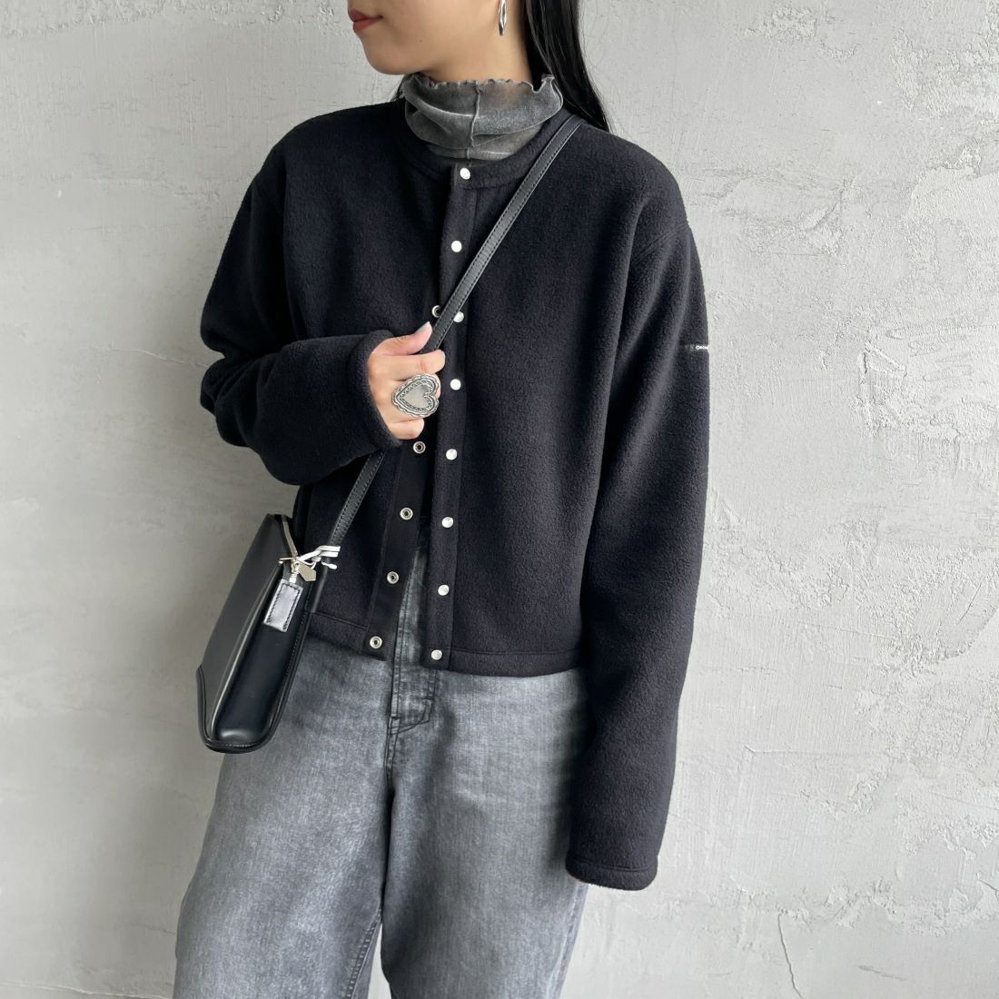 BLACK&&モデル身長：156cm 着用サイズ：2&&