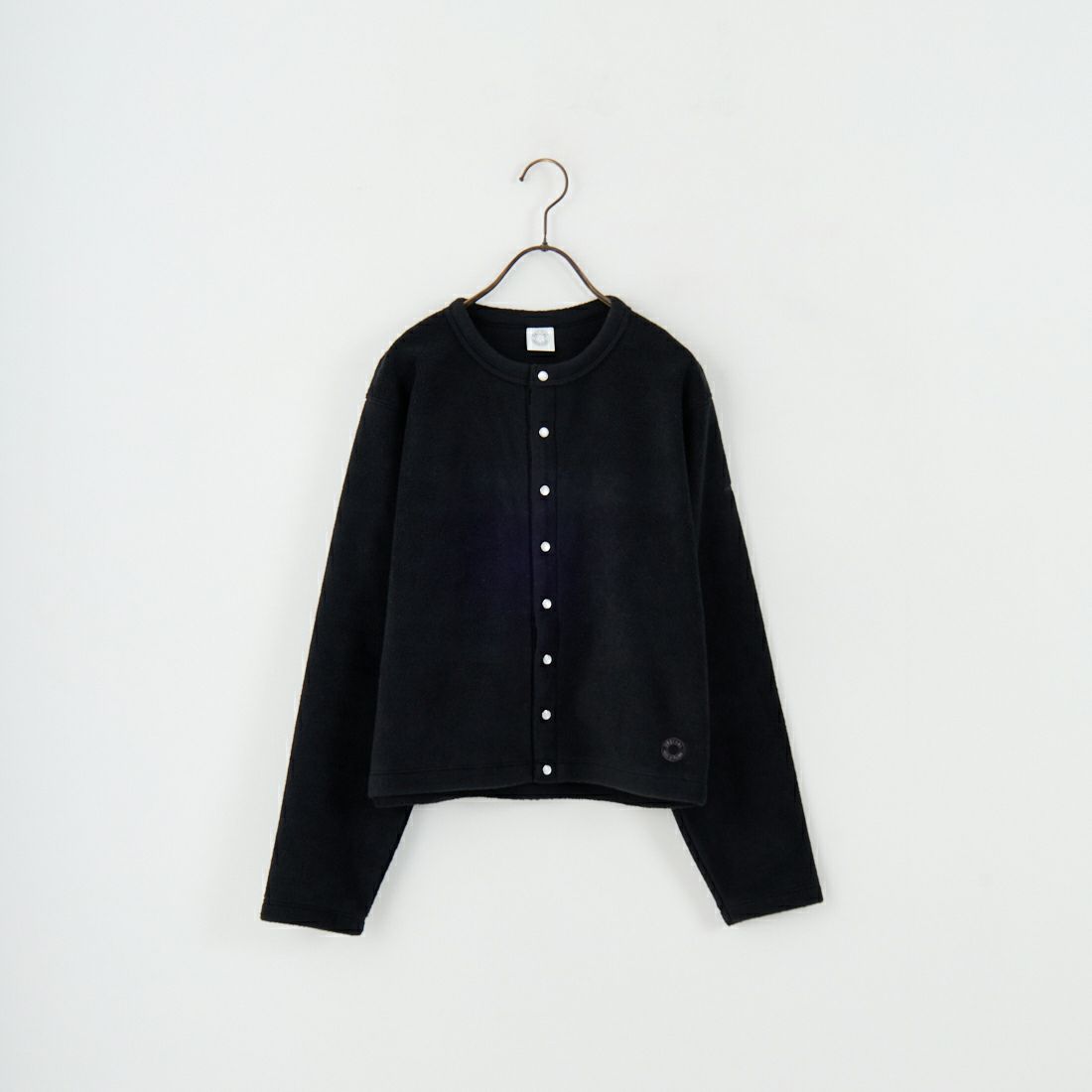 ORCIVAL [オーシバル] クルーネック フリースカーディガン [OR-C0378EFC] BLACK