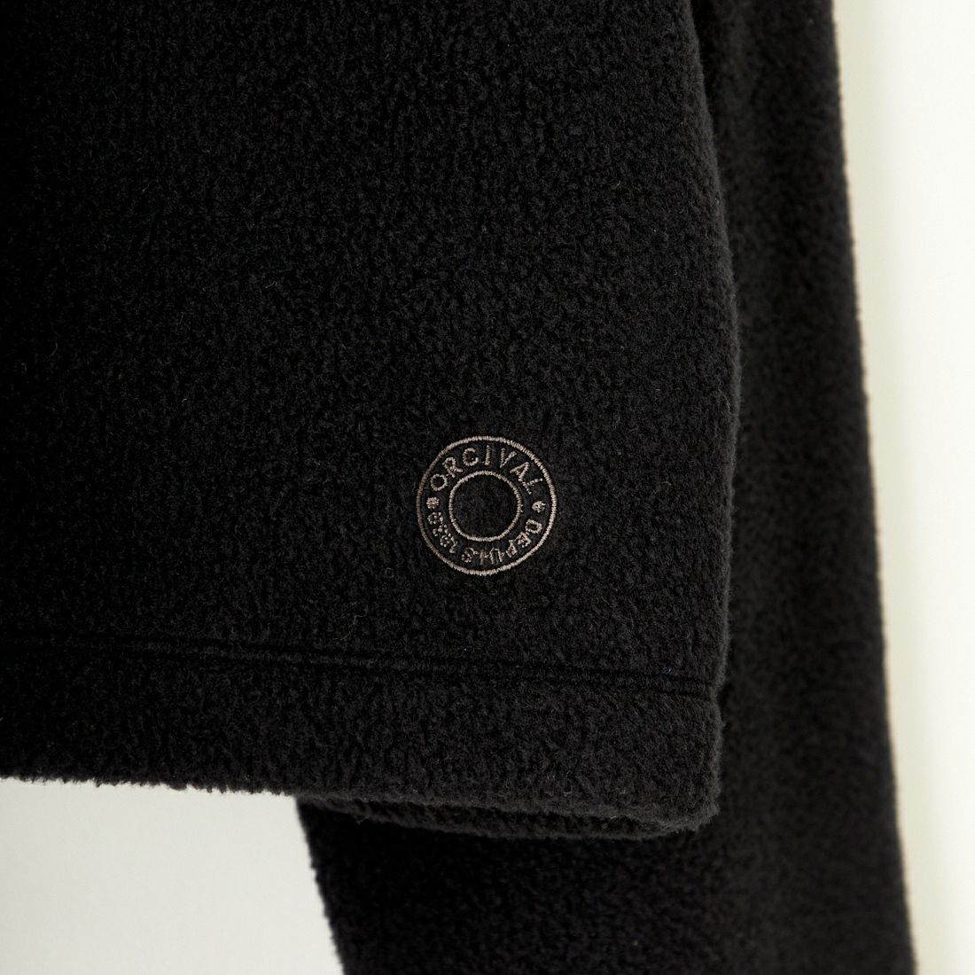 ORCIVAL [オーシバル] クルーネック フリースカーディガン [OR-C0378EFC] BLACK