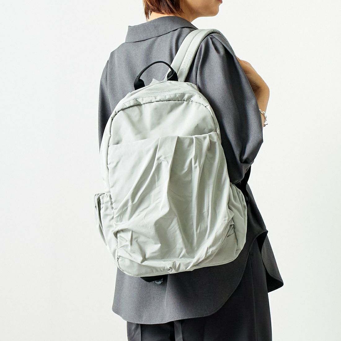 やっちページ 楽天市場】emmi atelier エミ アトリエ eco 撥水ギャザー