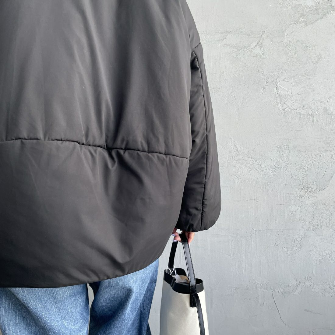 ORCIVAL [オーシバル] スタンドカラーブルゾン [OR-A0580BTT] BLACK