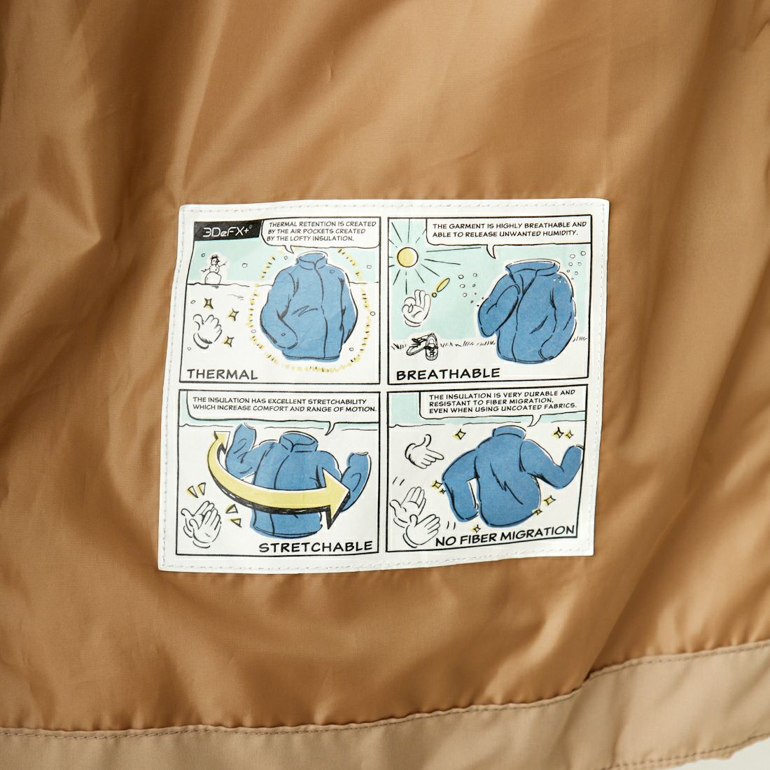 ORCIVAL [オーシバル] スタンドカラーブルゾン [OR-A0580BTT] BEIGE