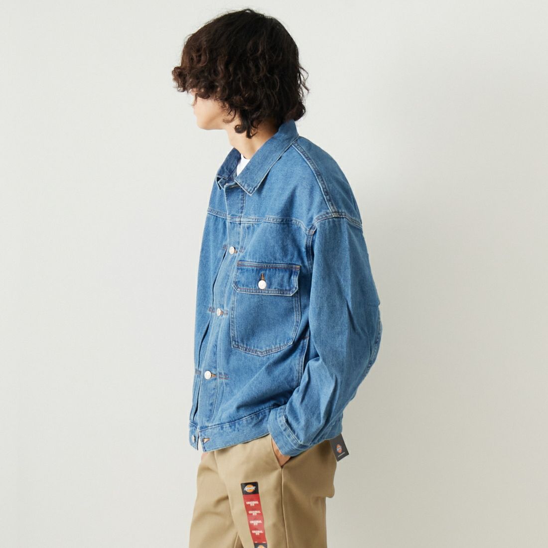 Noir Fabrik [ヌワールファブリック] ビックGジャン [NF-194-076] USED &&モデル身長：182cm 着用サイズ：L&&