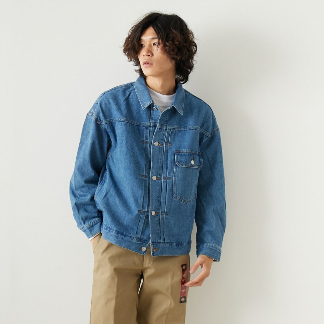 Noir Fabrik [ヌワールファブリック] ビックGジャン [NF-194-076] USED &&モデル身長：182cm 着用サイズ：L&&