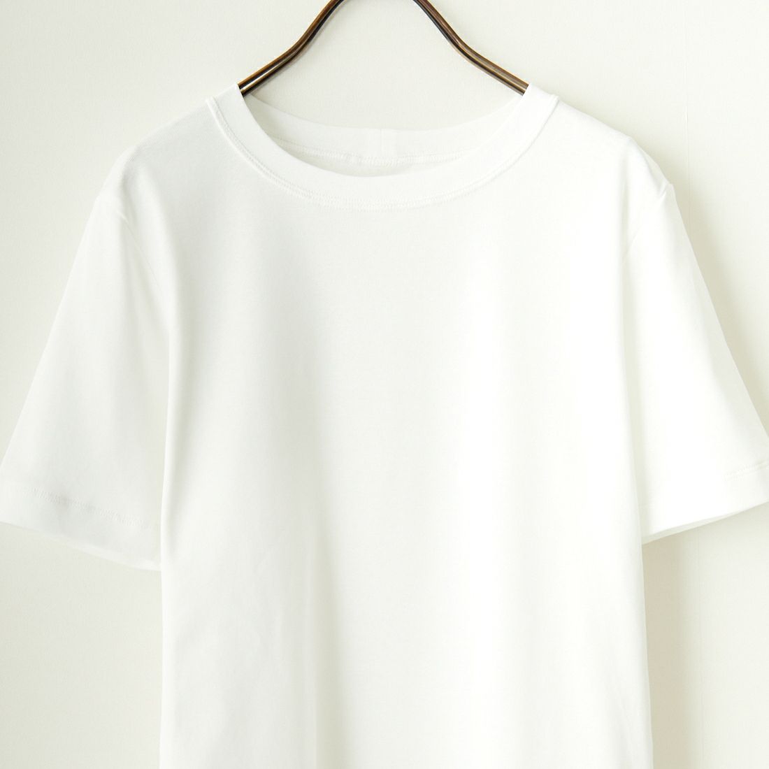 MICA&DEAL [マイカアンドディール] ハイツイストクルーネックプルオーバー [0124309180] WHITE