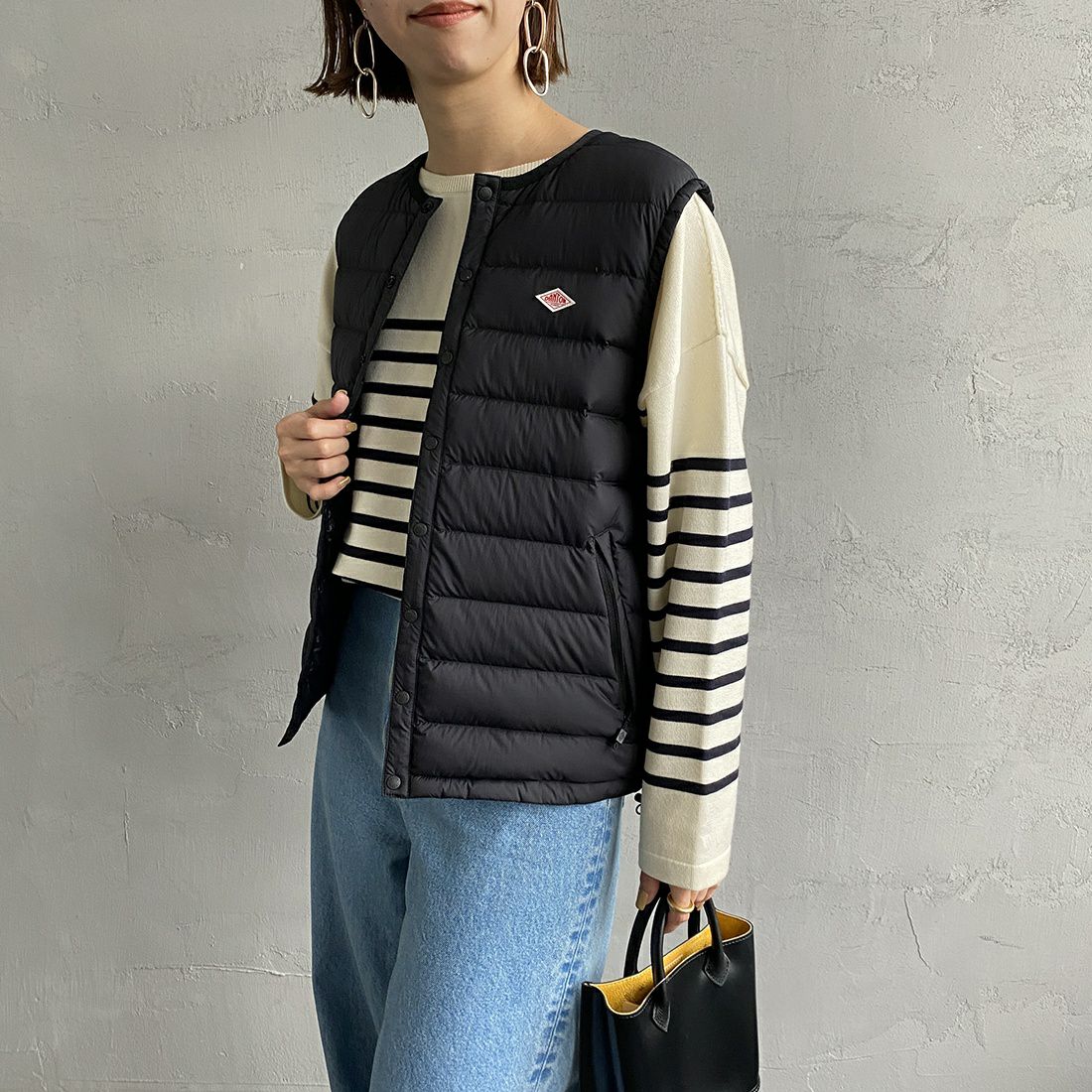 DANTON ブラック ダウンベスト XL DANTON ブラック ダウンベスト XL DANTON ダウンベスト ブラック タグ