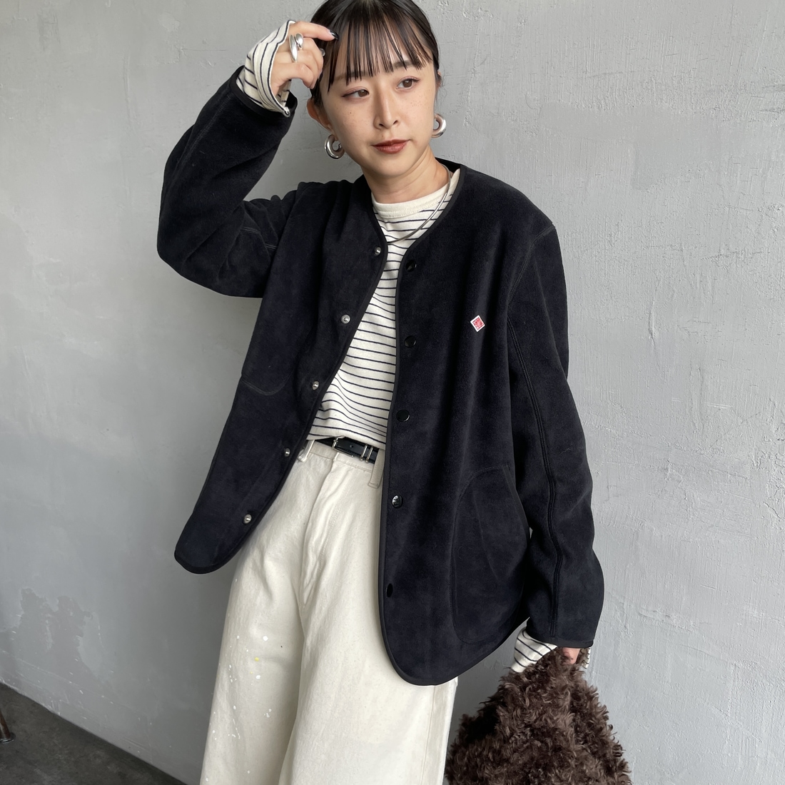 BLACK&&モデル身長：150cm 着用サイズ：34&&