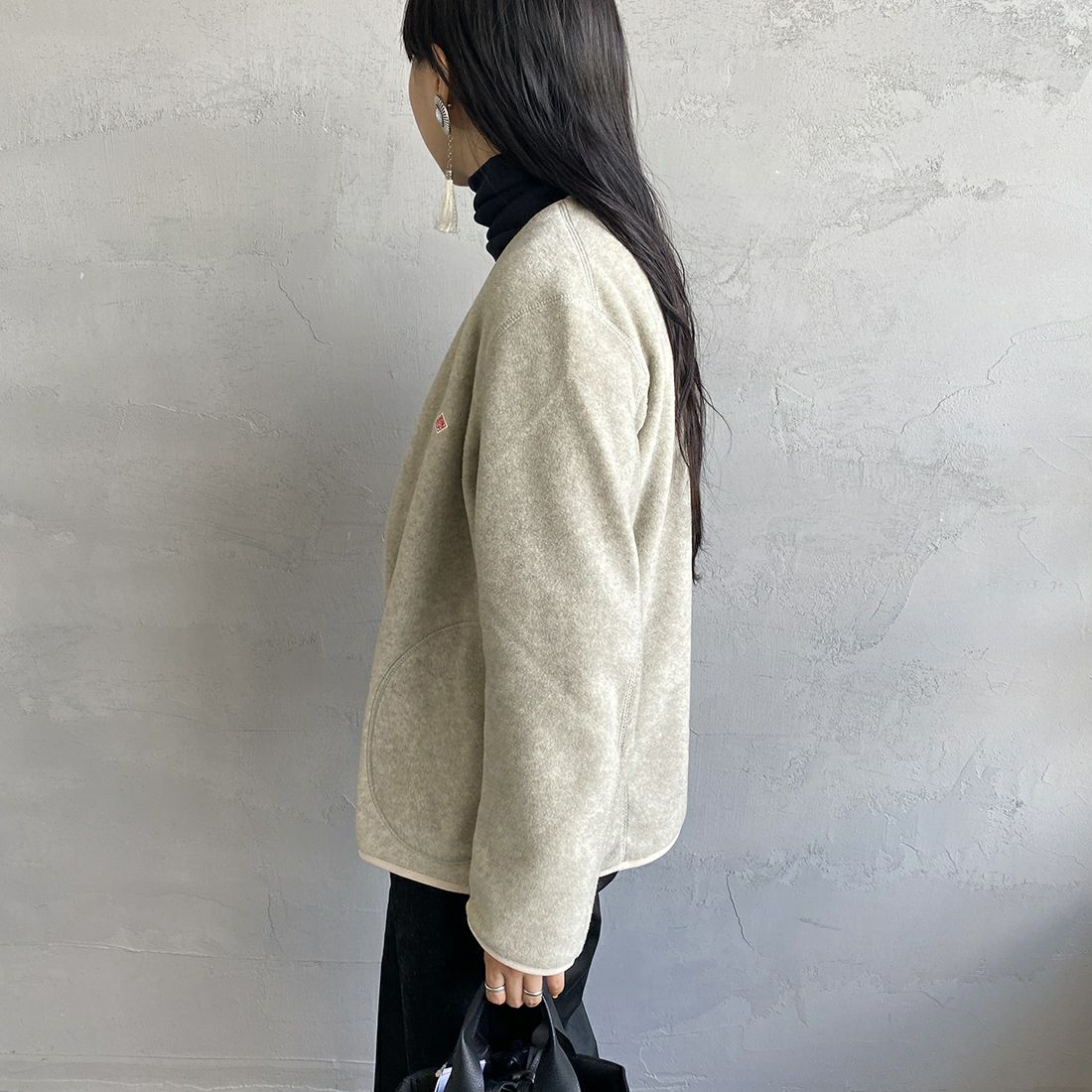 DANTON [ダントン] ノーカラーフリースジャケット [JD-8911]｜ジーンズ