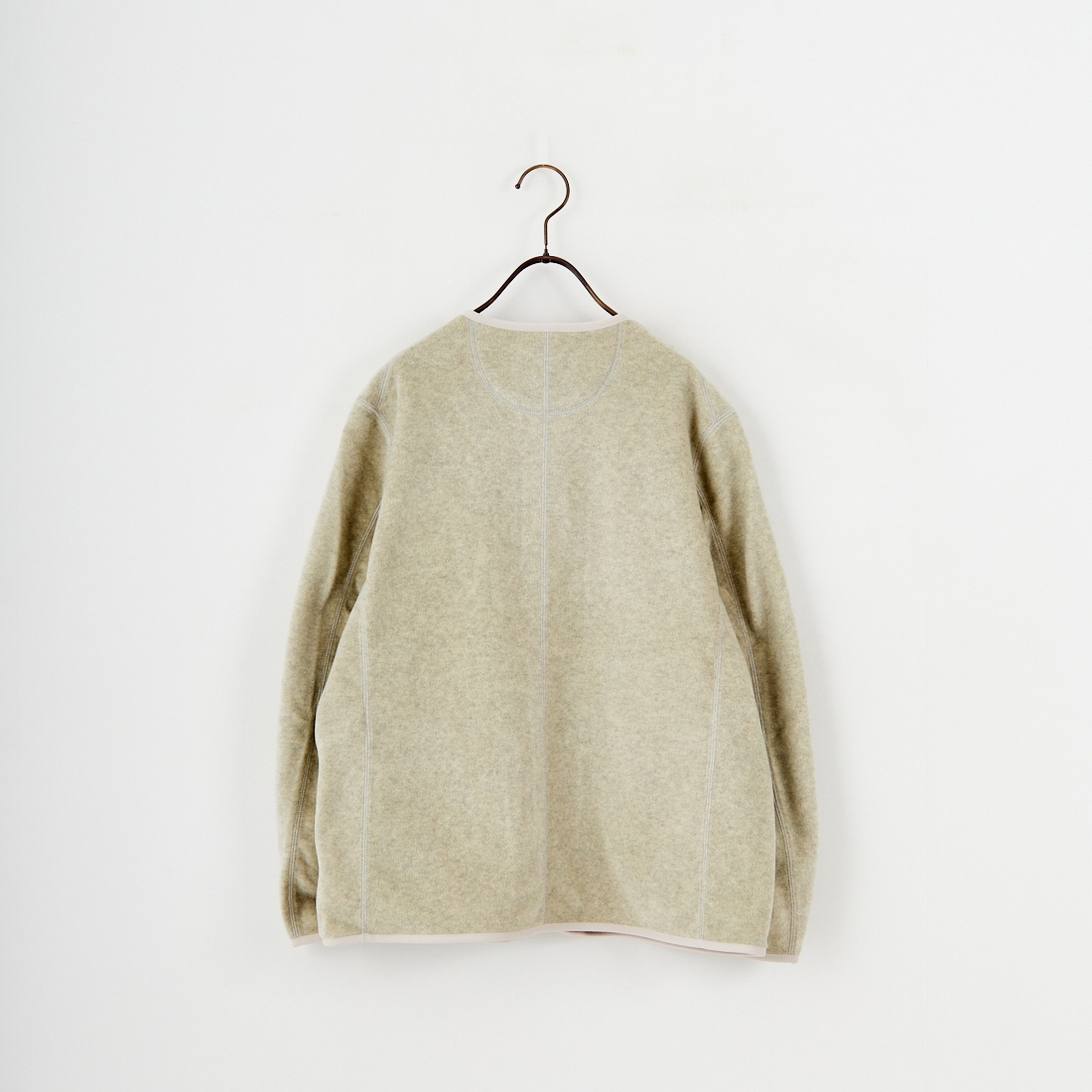 DANTON [ダントン] ノーカラーフリースジャケット [JD-8911] MARBLE