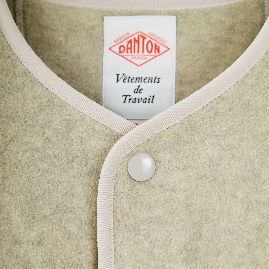 DANTON [ダントン] ノーカラーフリースジャケット [JD-8911]｜ジーンズ