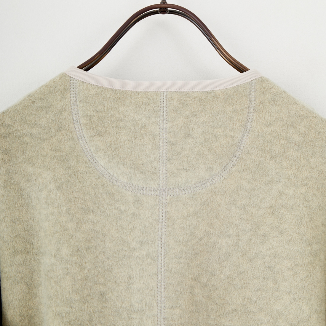 DANTON [ダントン] ノーカラーフリースジャケット [JD-8911] MARBLE