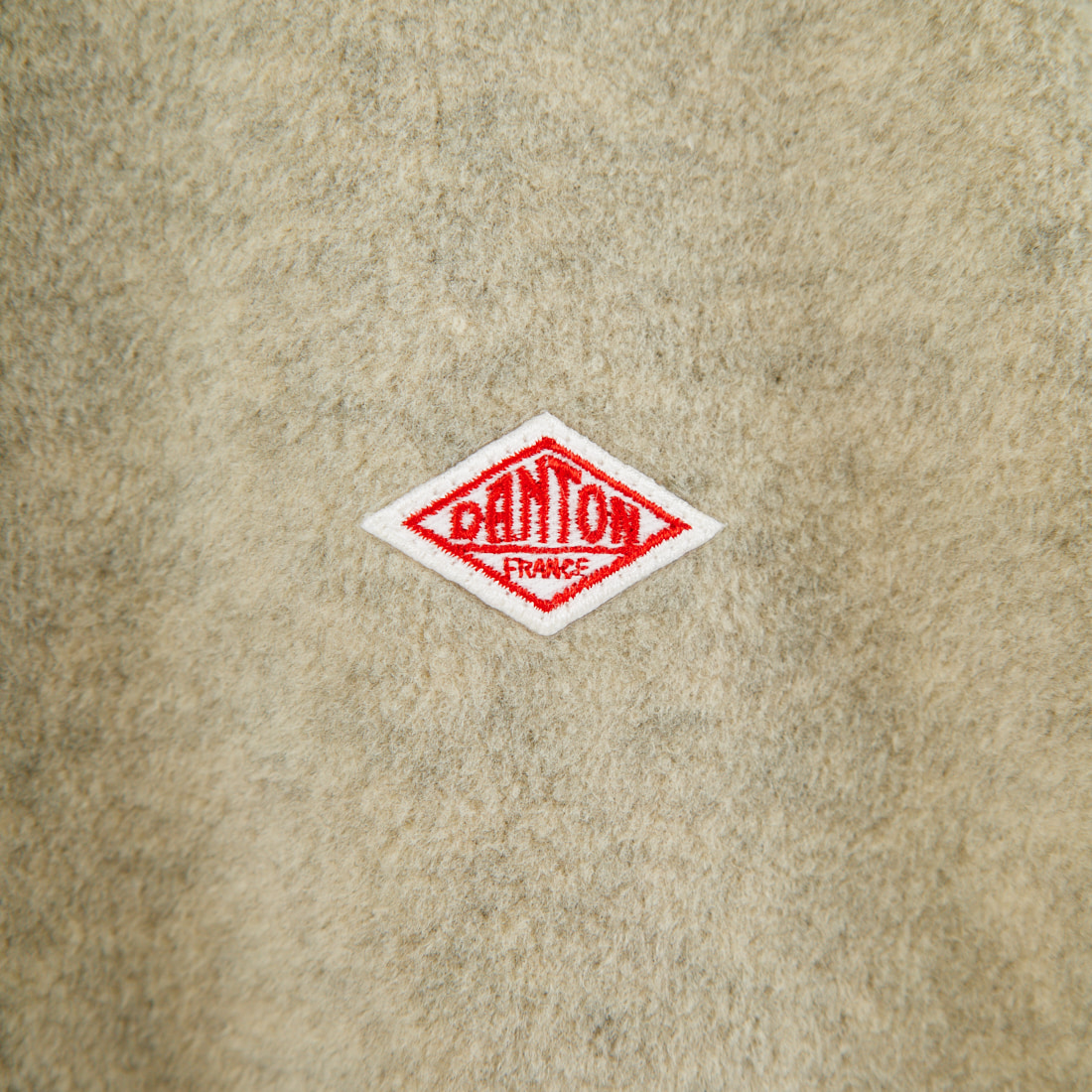 DANTON [ダントン] ノーカラーフリースジャケット [JD-8911] MARBLE