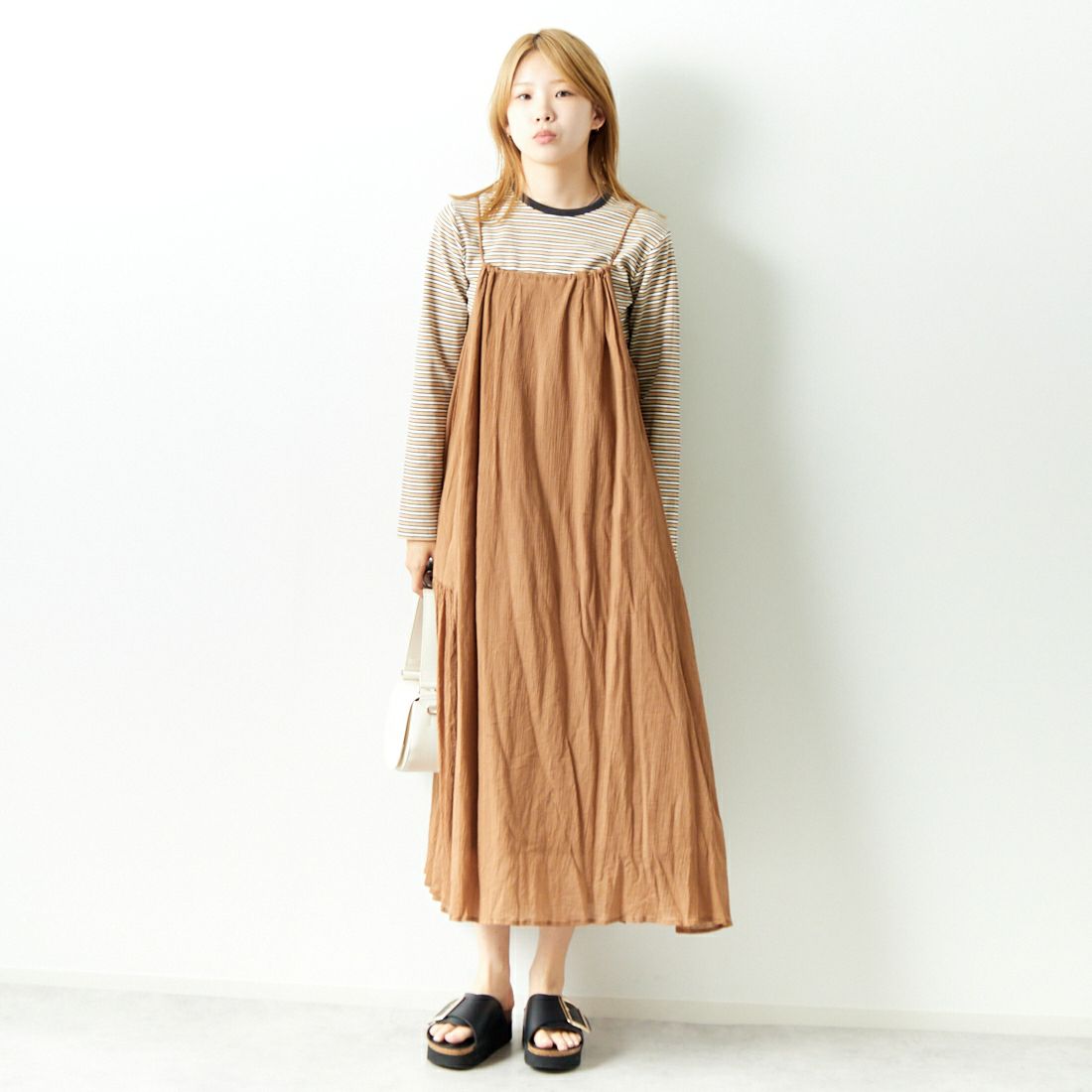 ｷｬﾒﾙ&&モデル身長：167cm 着用サイズ：F&&