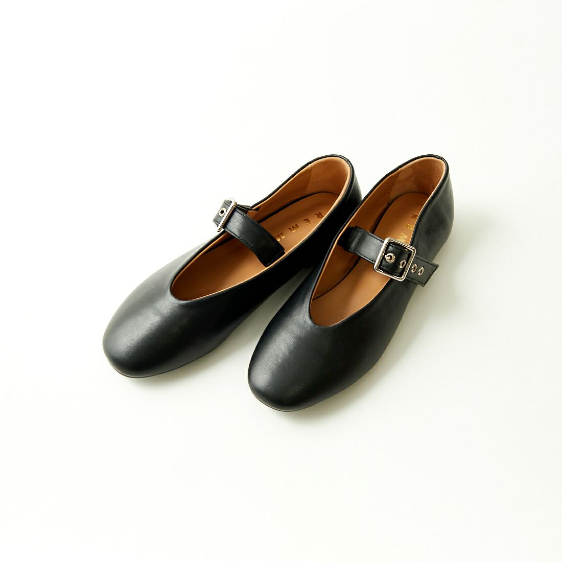 REMME [レメ] メリージェーン フラットパンプス [ZH-24W008] NEGRO