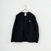 DANTON [ダントン] ノーカラーフリースカーディガン [JD-8939