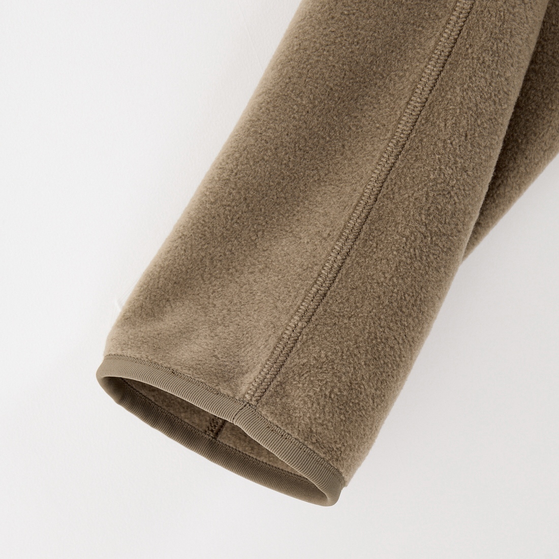 DANTON [ダントン] ノーカラーフリースカーディガン [JD-8939] KHAKI