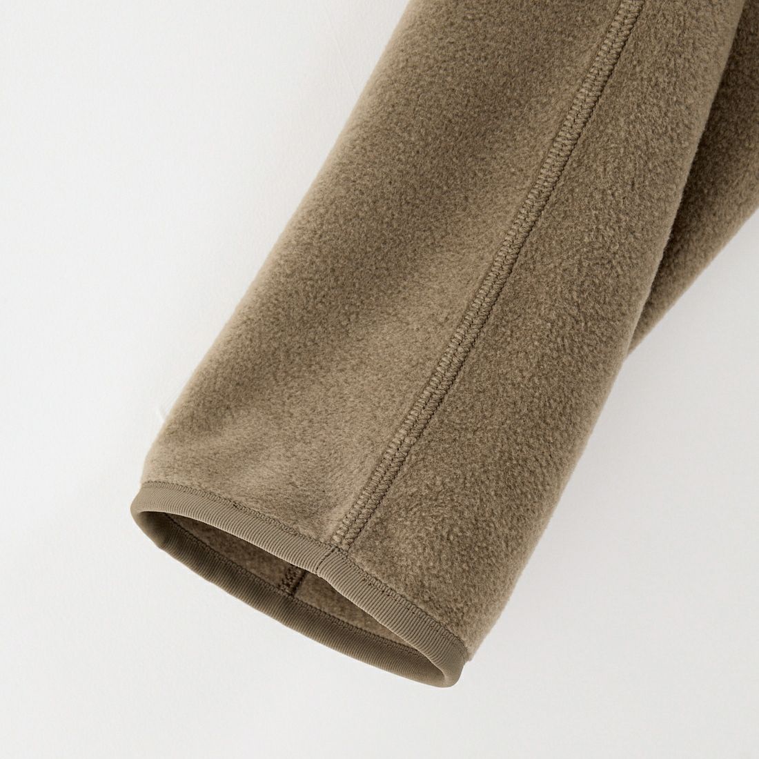 DANTON [ダントン] ノーカラーフリースカーディガン [JD-8939] KHAKI