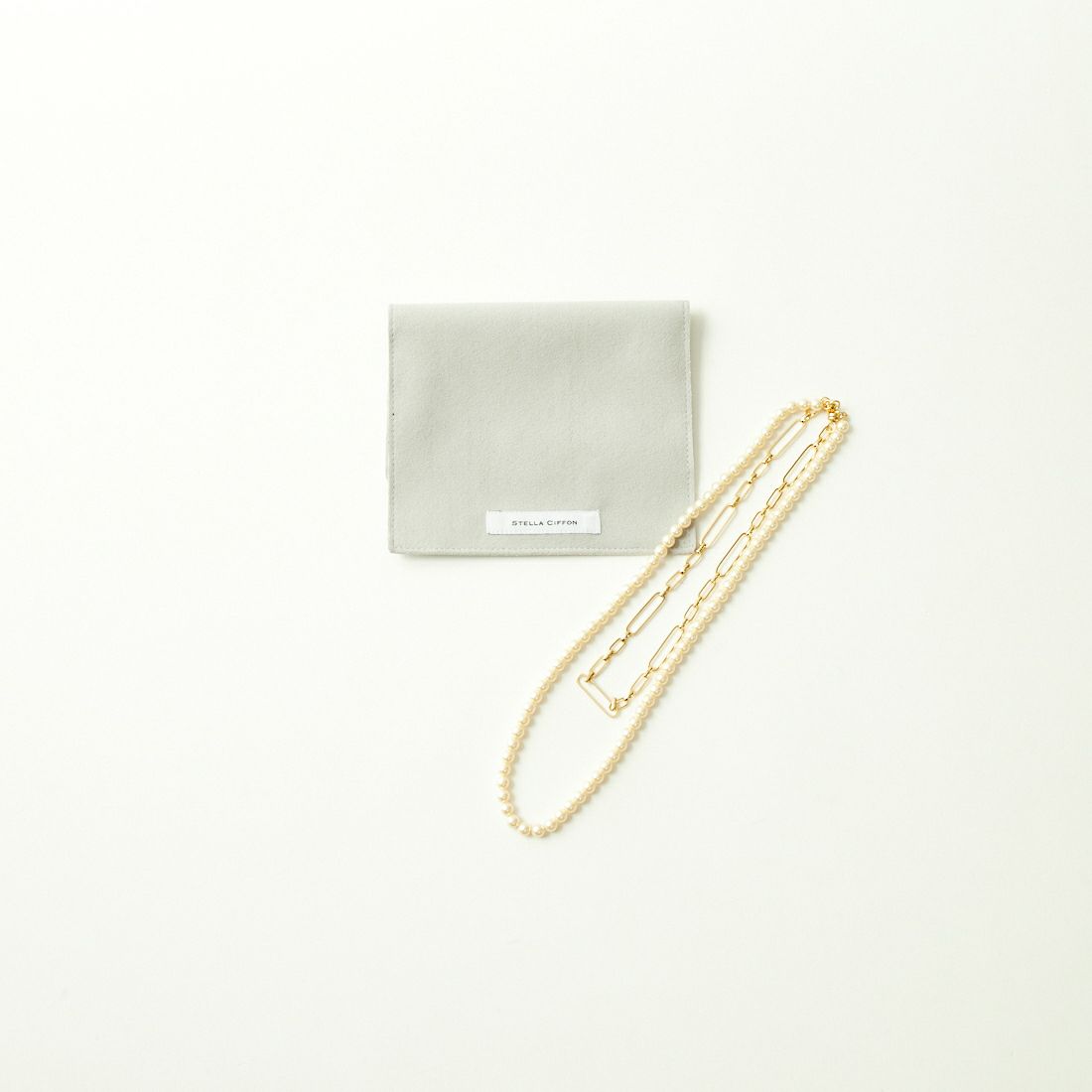 STELLA CIFFON [ステラシフォン] 樹脂パール3WAYネックレス [AST2-24N06] 99 GOLD