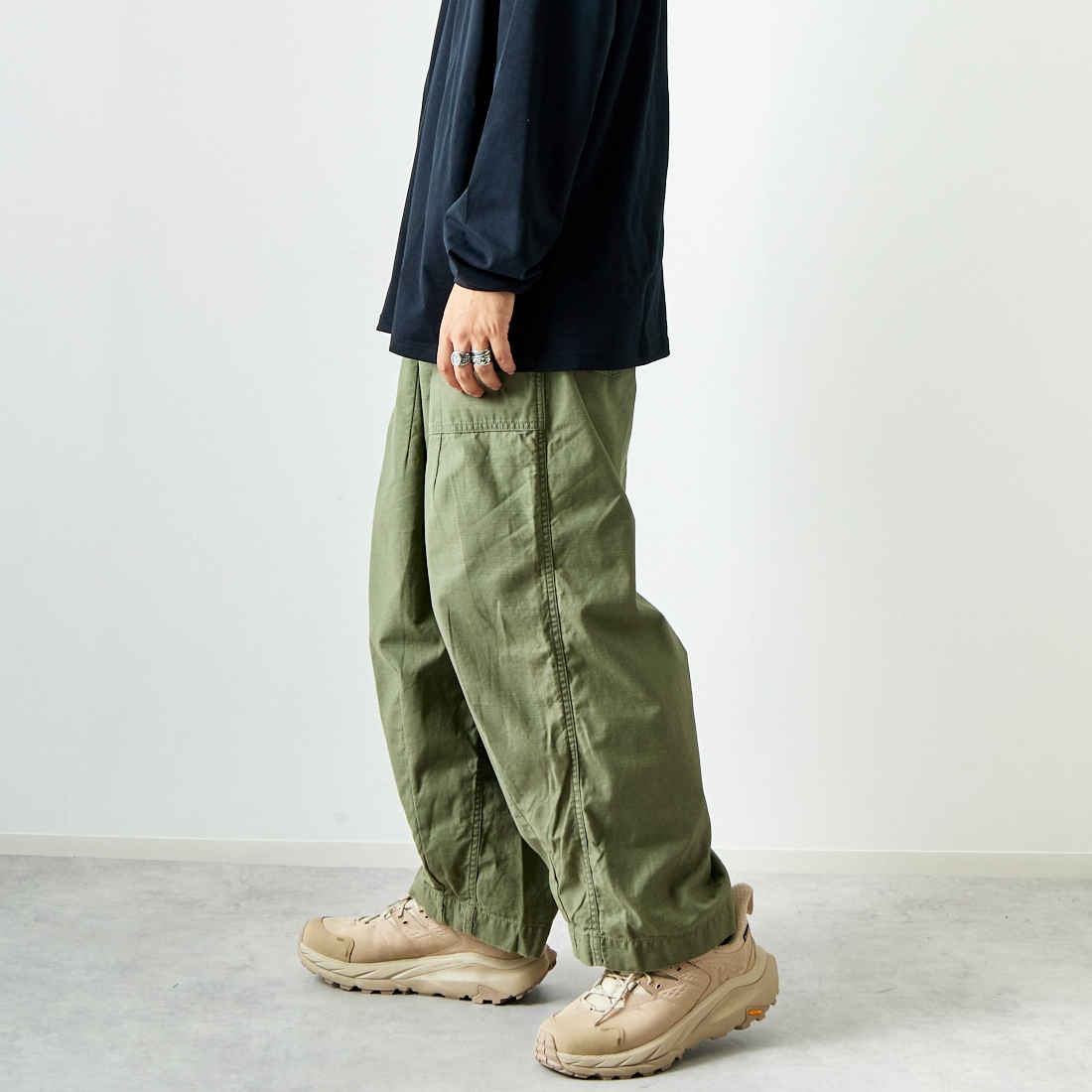 Needles [ニードルズ] ファティーグ ヒザデルパンツ [PU246]｜ジーンズ 