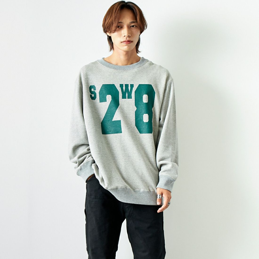 South2West8 [サウスツーウエストエイト] フレンチテリー クルーネック 