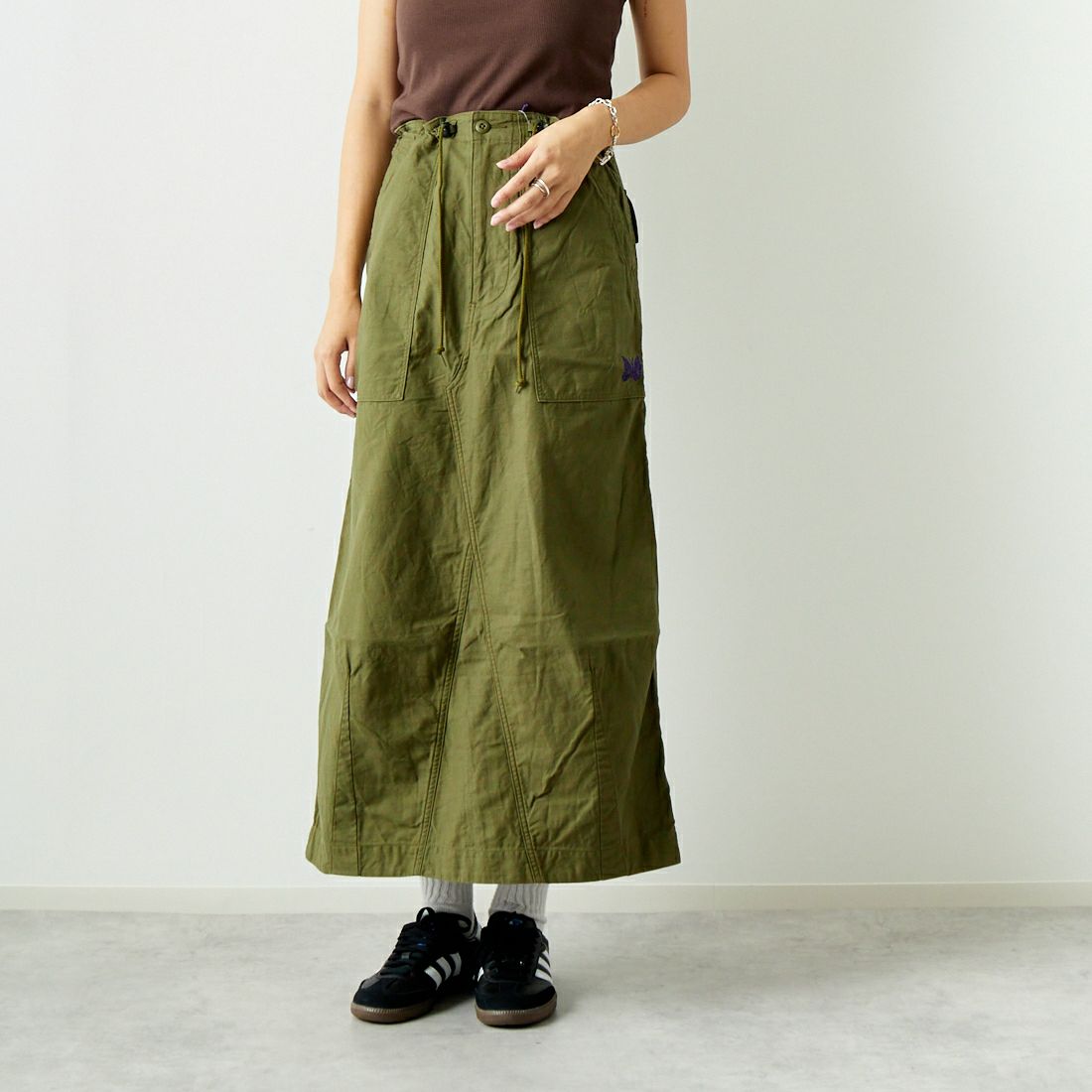 今だけお値下げニードルス needles ファティーグスカート新品 NEEDLES