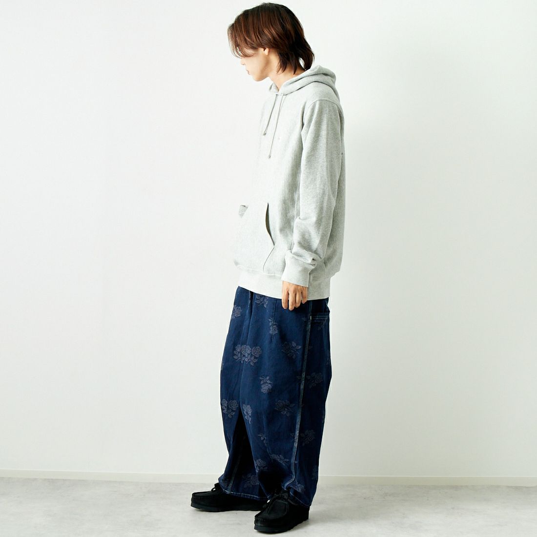 Champion [チャンピオン] リバースウィーブ(R) フーデッドスウェットシャツ [C3-Y131] 070 ｵｯｸｽﾌｫ &&モデル身長：179cm 着用サイズ：XL&&