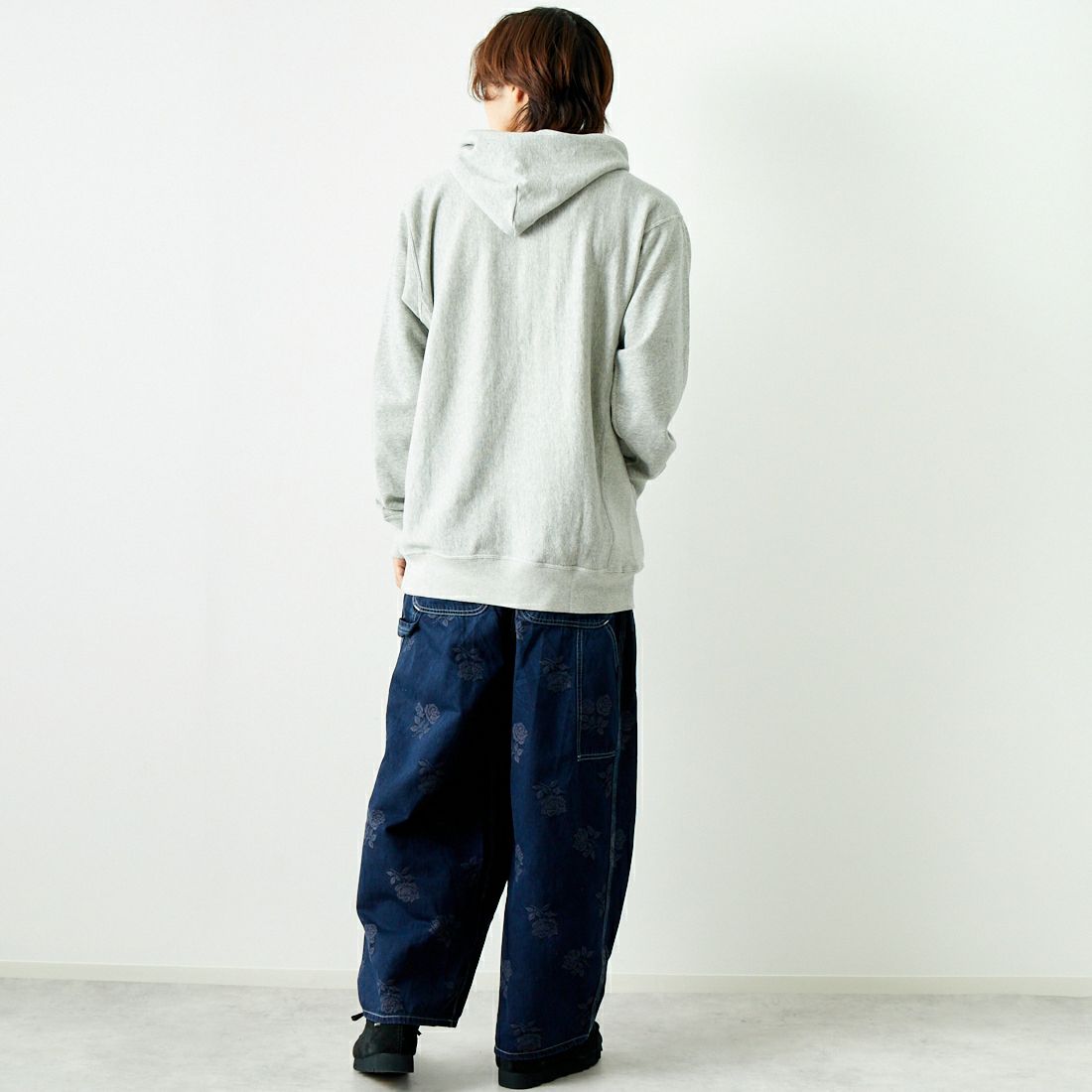 Champion [チャンピオン] リバースウィーブ(R) フーデッドスウェットシャツ [C3-Y131] 070 ｵｯｸｽﾌｫ &&モデル身長：179cm 着用サイズ：XL&&