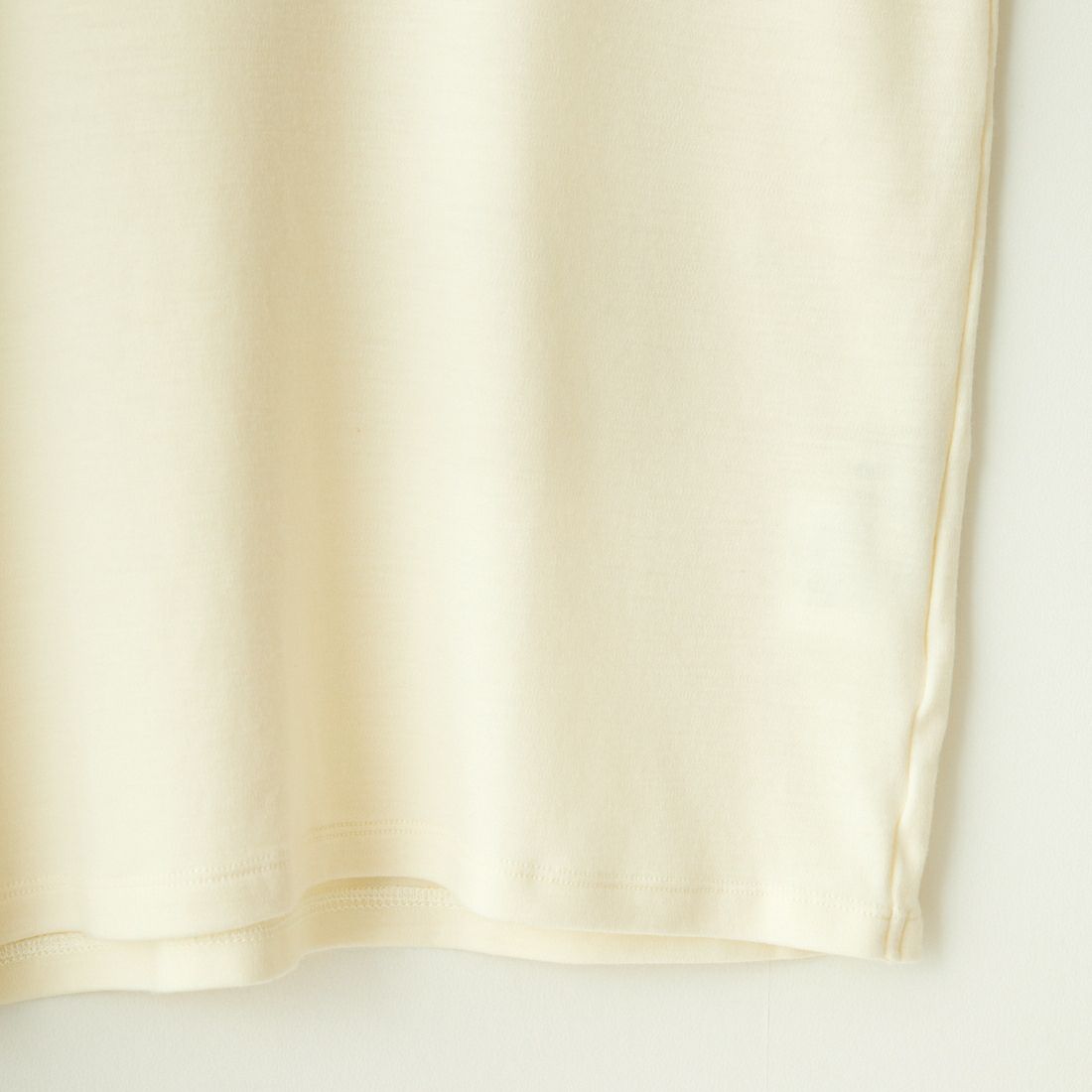 marmors [マルモア] ウールロゴTシャツ [0224309060] OFF WHITE