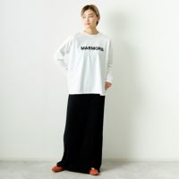 marmors [マルモア] ロゴロングスリーブTシャツ [0223309041