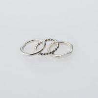 XOLO JEWELRY [ショロジュエリー] トリプルリング [XOR025]｜ジーンズ