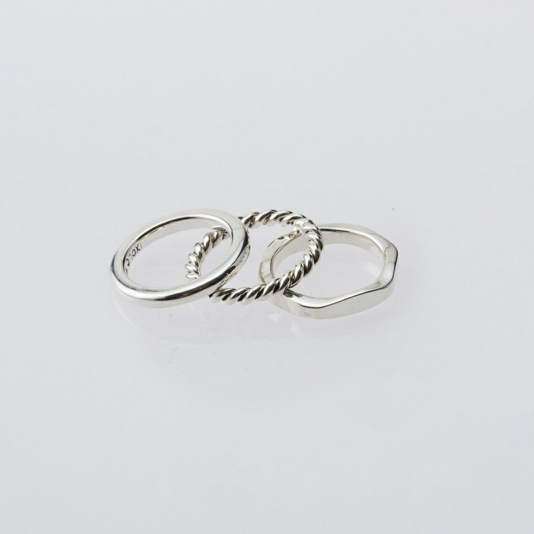 XOLO JEWELRY [ショロジュエリー] トリプルリング [XOR025] SILVER
