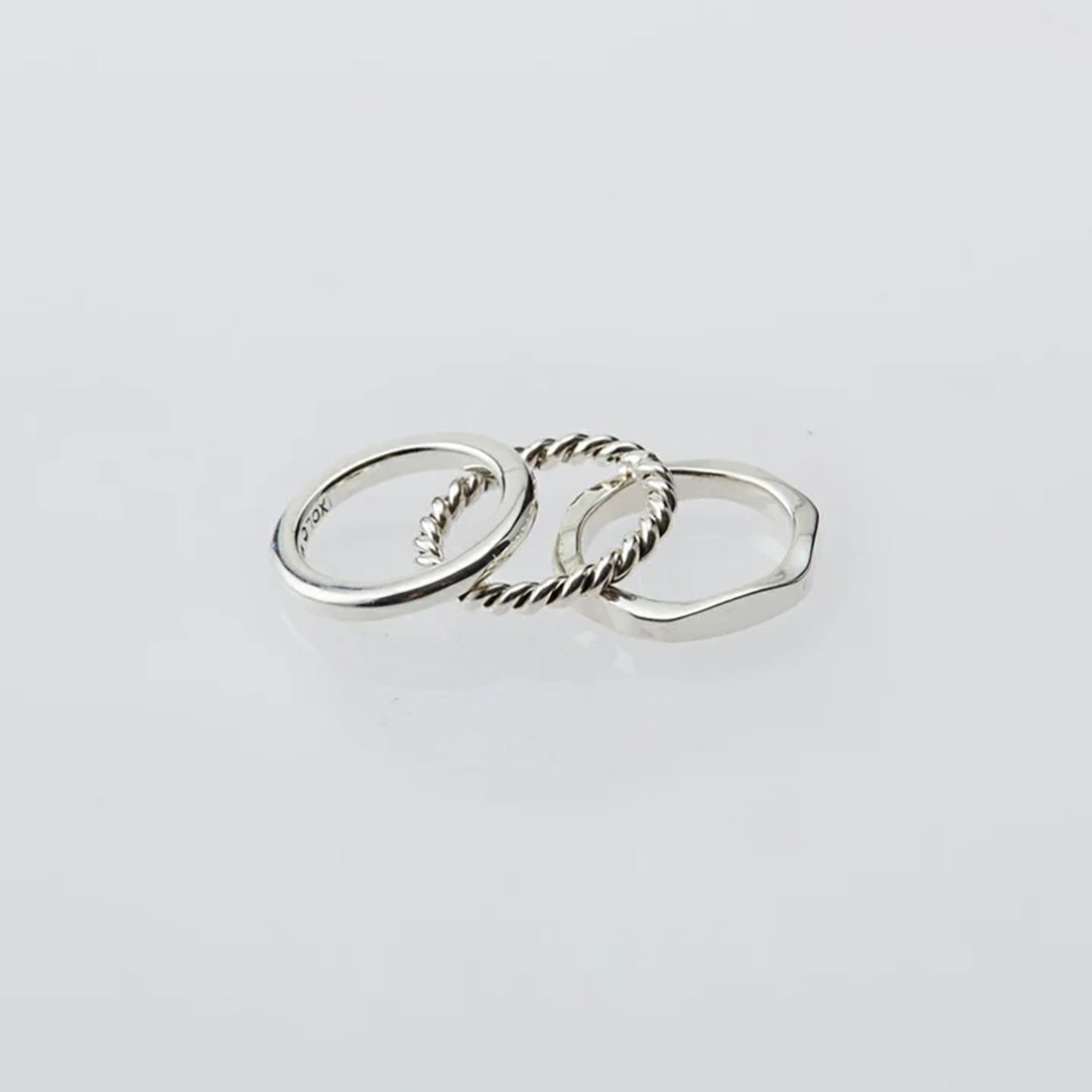 XOLO JEWELRY [ショロジュエリー] トリプルリング [XOR025] SILVER