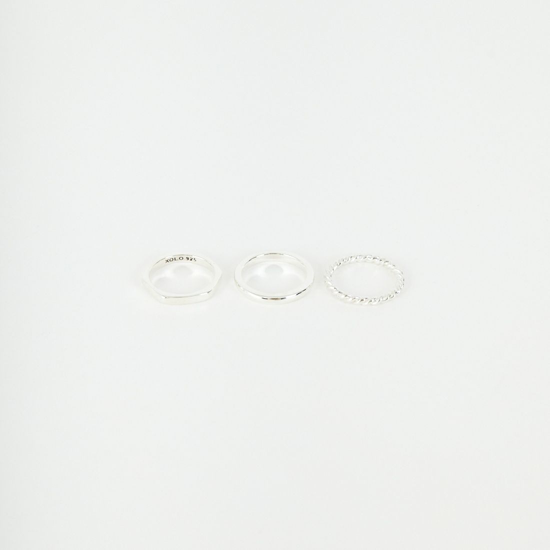 XOLO JEWELRY [ショロジュエリー] トリプルリング [XOR025] SILVER