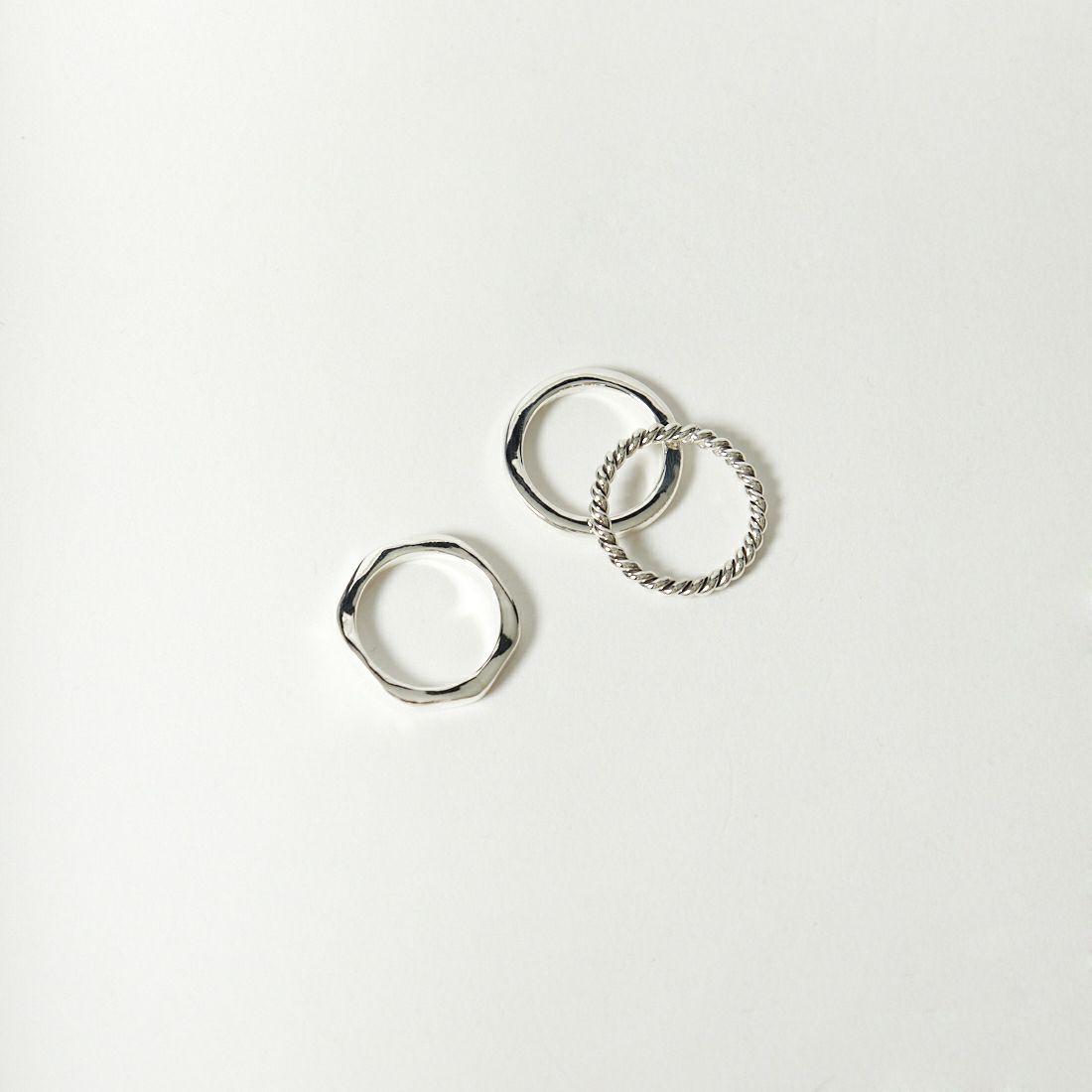 XOLO JEWELRY [ショロジュエリー] トリプルリング [XOR025] SILVER