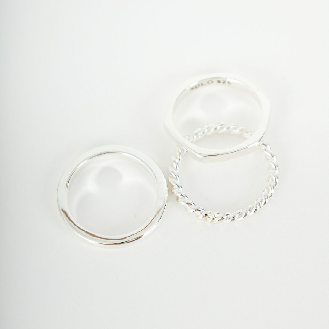 XOLO JEWELRY [ショロジュエリー] トリプルリング [XOR025] SILVER
