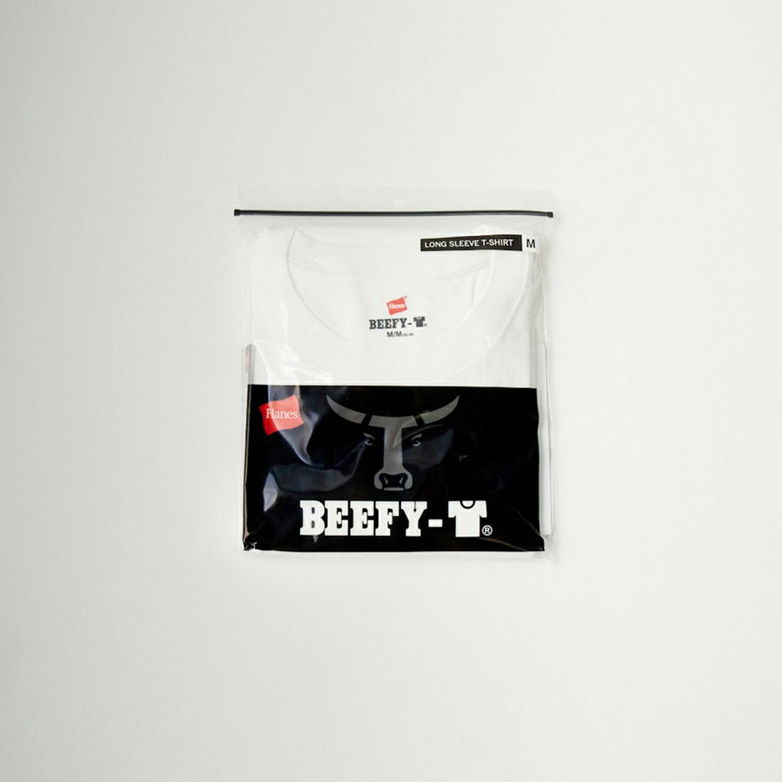 Hanes [ヘインズ] BEEFY ロングスリーブTシャツ [H5186] 010 ﾎﾜｲﾄ