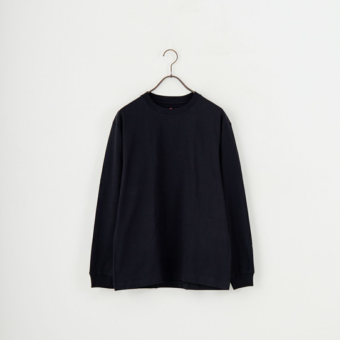 Hanes [ヘインズ] BEEFY ロングスリーブTシャツ [H5186] 090 ﾌﾞﾗｯｸ