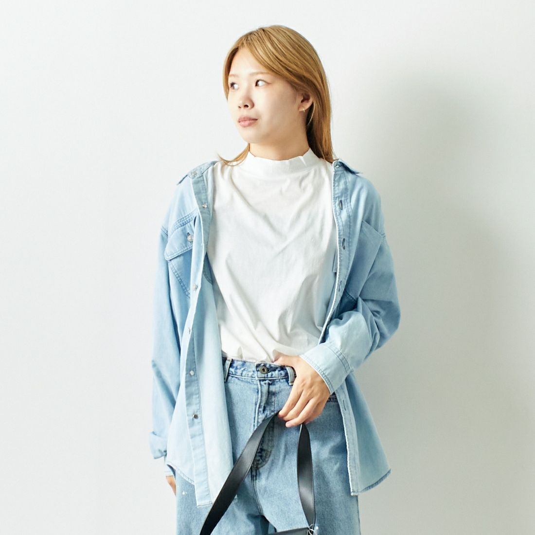 ★新品★ジョンブル★デニムシャツ★カッコ可愛い★ ☆新品☆ジョンブル☆デニムシャツ☆カッコ可愛い☆ 【公式通販】