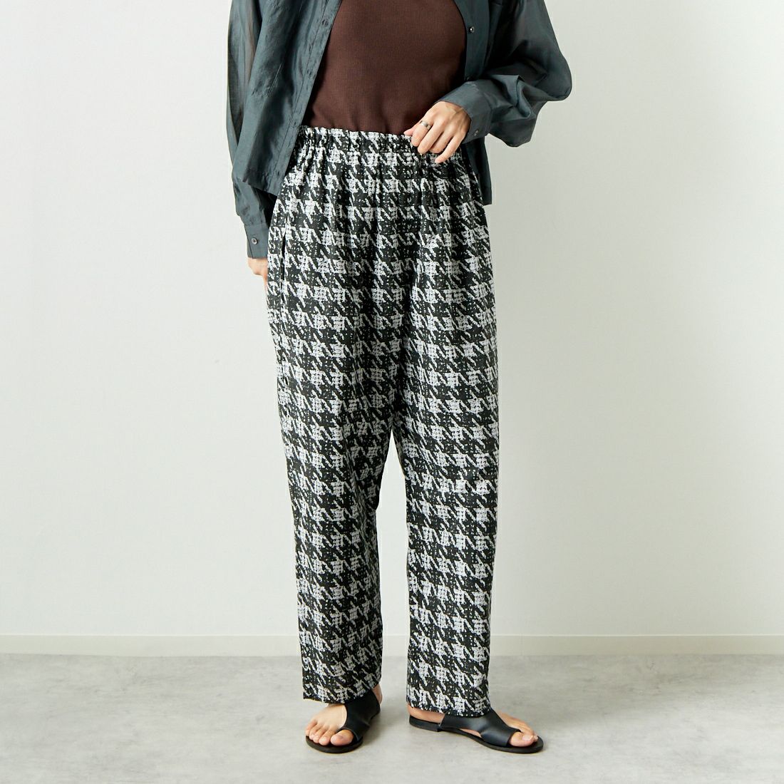 91 GRY/BLK&&モデル身長：160cm 着用サイズ：F&&