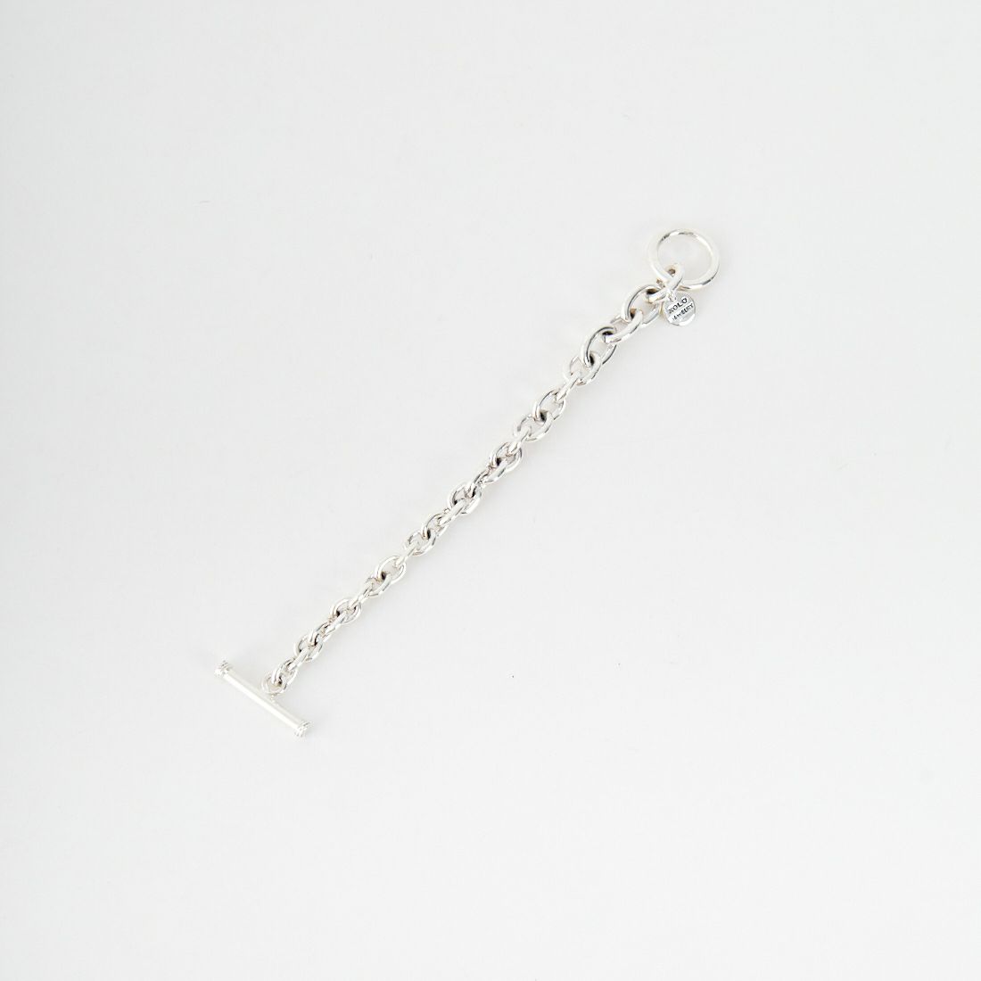 XOLO JEWELRY [ショロジュエリー] クレッシェンド オーバルリンクブレスレット 12ｍｍ [XOB083-19] SILVER