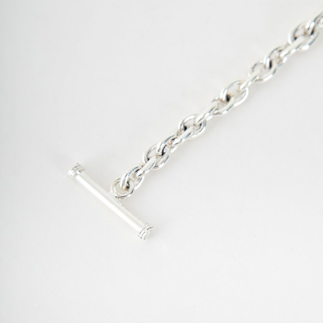 XOLO JEWELRY [ショロジュエリー] クレッシェンド オーバルリンクブレスレット 12ｍｍ [XOB083-19] SILVER