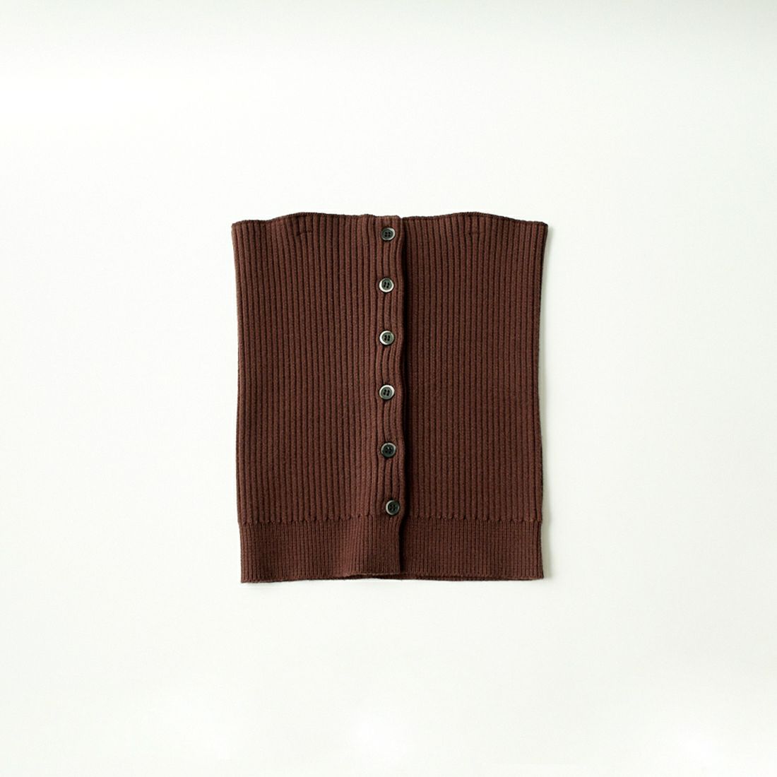 By/m [バイエム] マルチWAY フロントボタン リブニットビスチェ [24131017] 28 BROWN