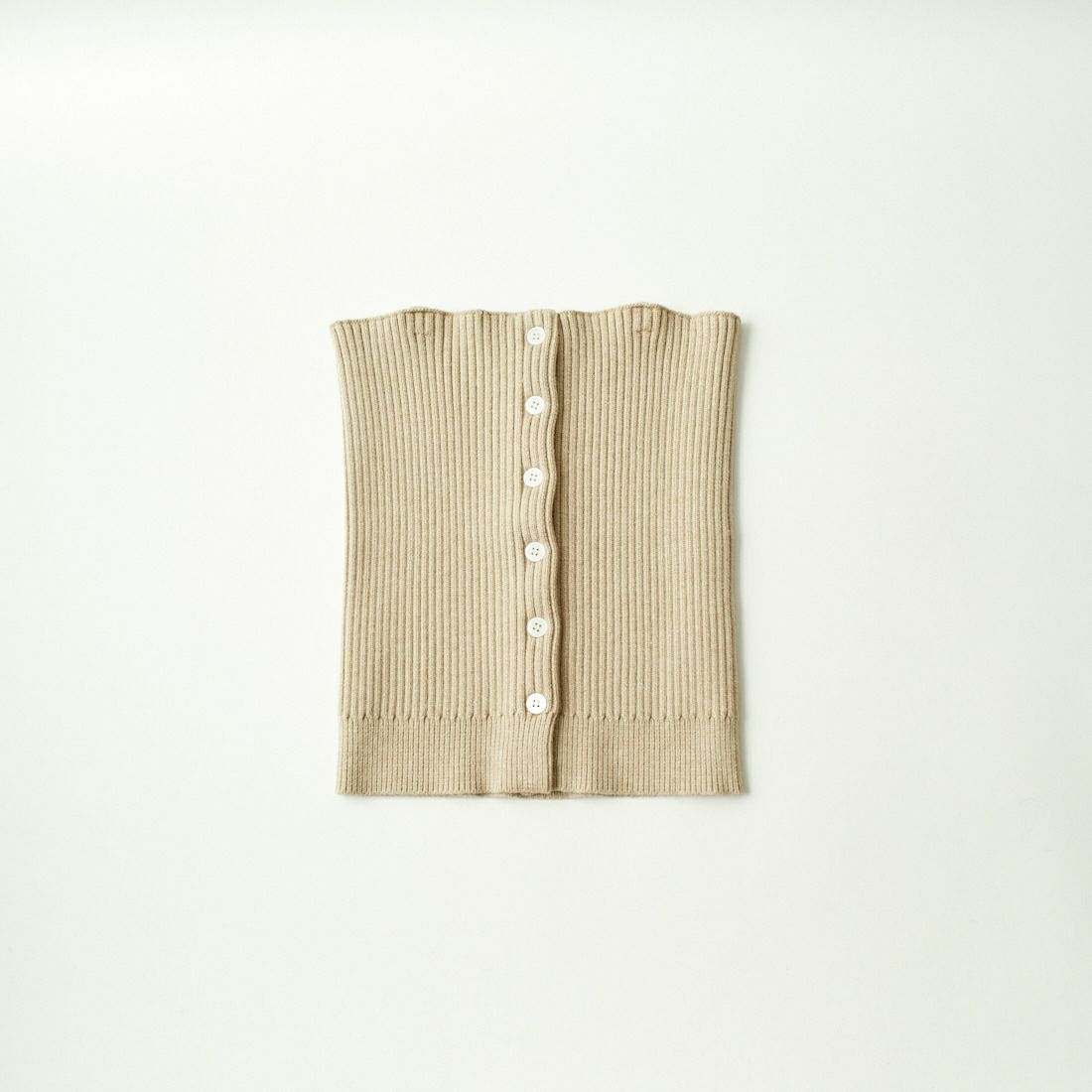 By/m [バイエム] マルチWAY フロントボタン リブニットビスチェ [24131017] 22 BEIGE