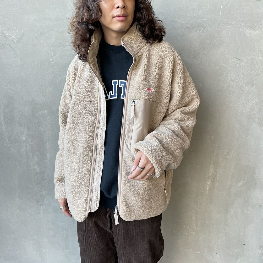 BEIGE&&モデル身長：173cm 着用サイズ：L&&