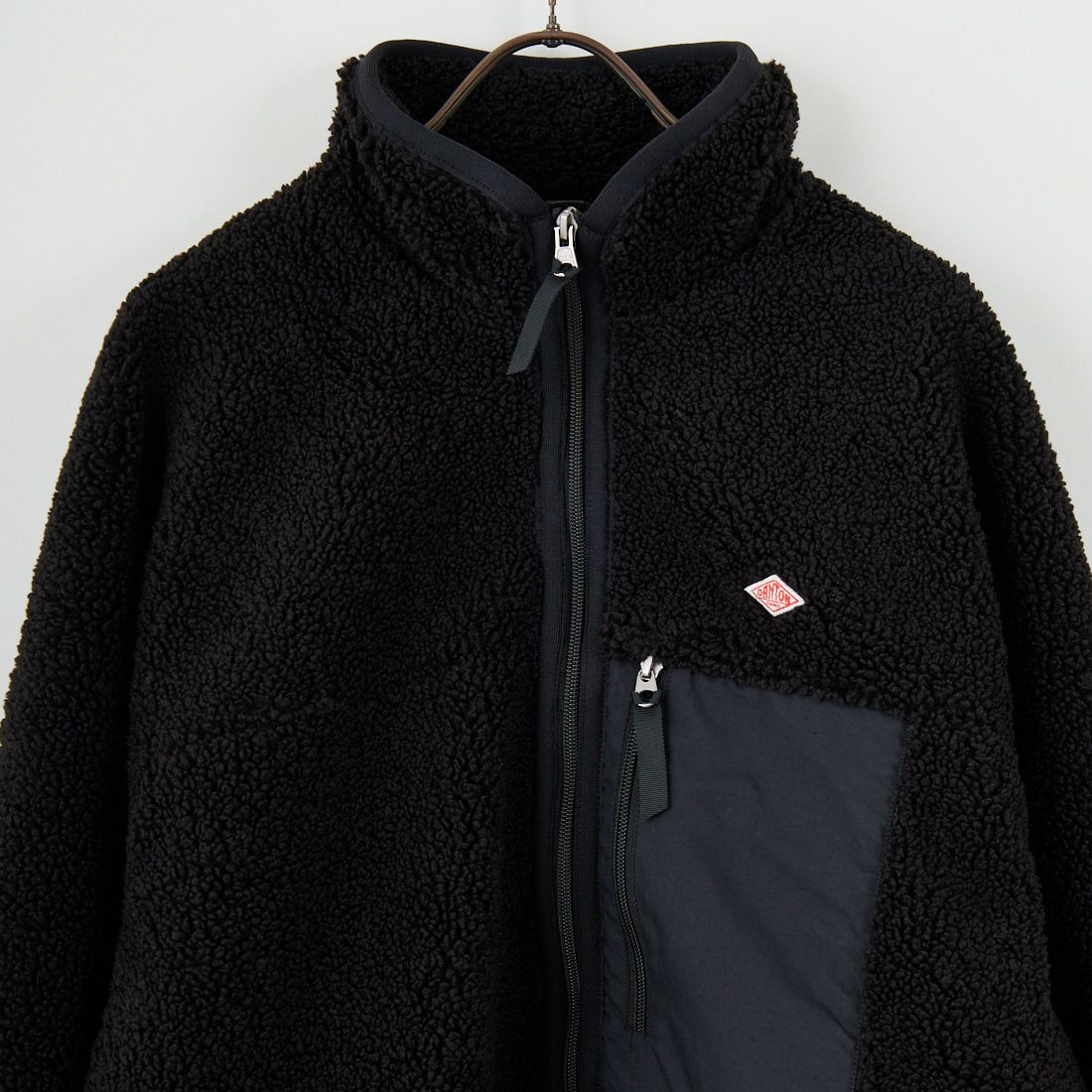 DANTON [ダントン] スタンドカラーボアジャケット [DT-A0195LBA] BLACK