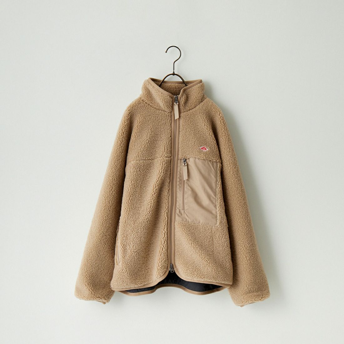 DANTON [ダントン] スタンドカラーボアジャケット [DT-A0195LBA] BEIGE