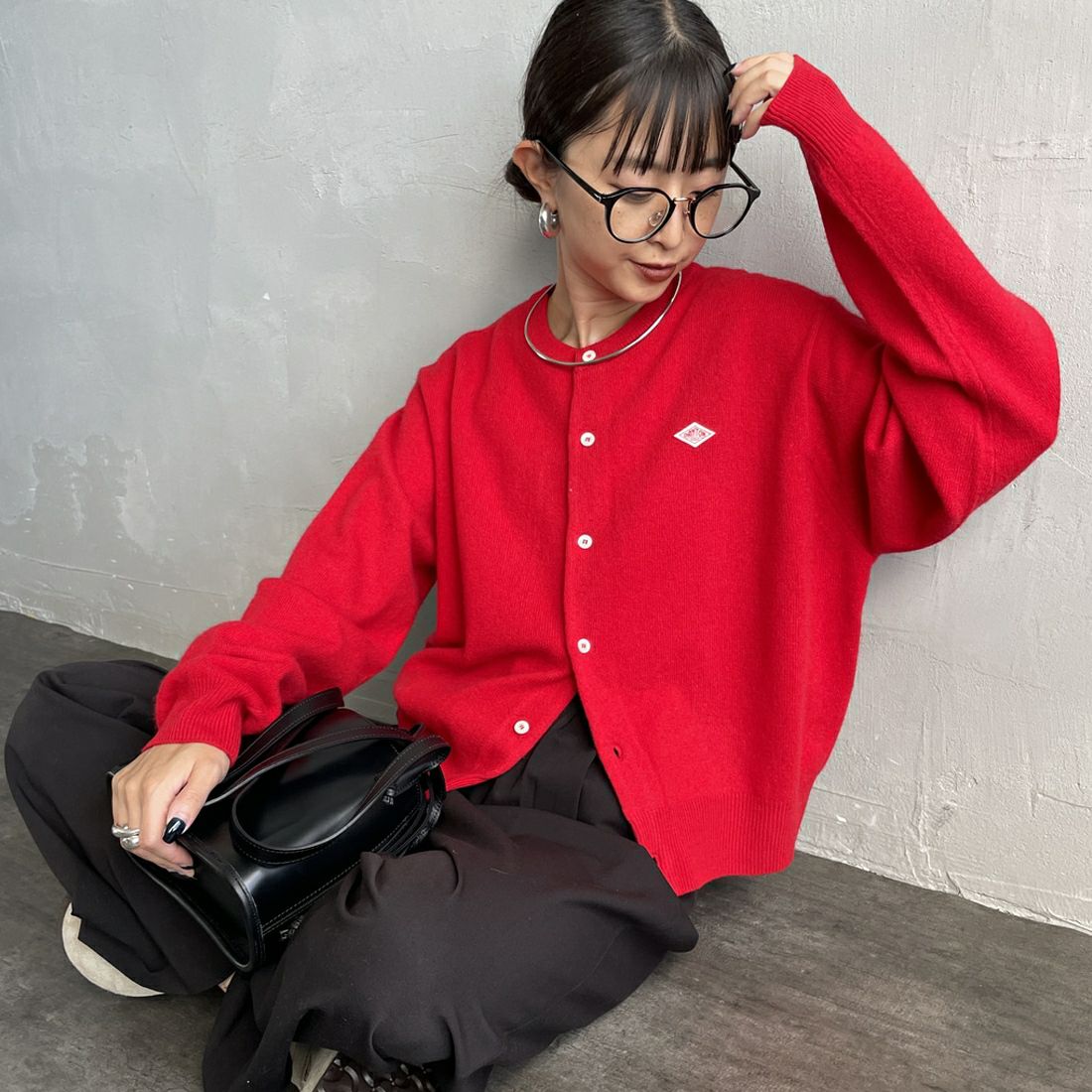 ラコステ　カーディガン LACOSTE [ラコステ] プレーンVネックニットカーディガン [AF9545